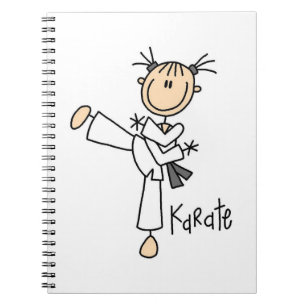 Cuaderno Figura camisetas y regalos del palillo del karate 