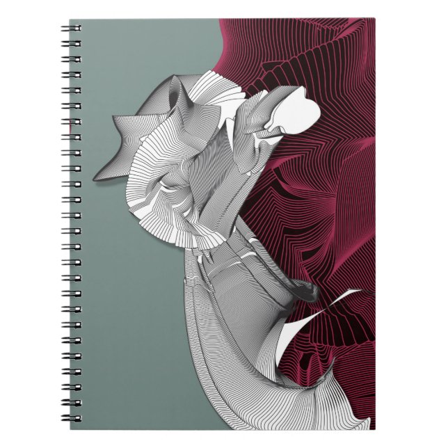 Cuaderno Figura de arte digital (Frente)