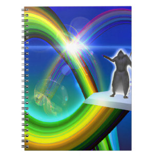 Cuaderno Figura de misterio en el Stargate interdimensional