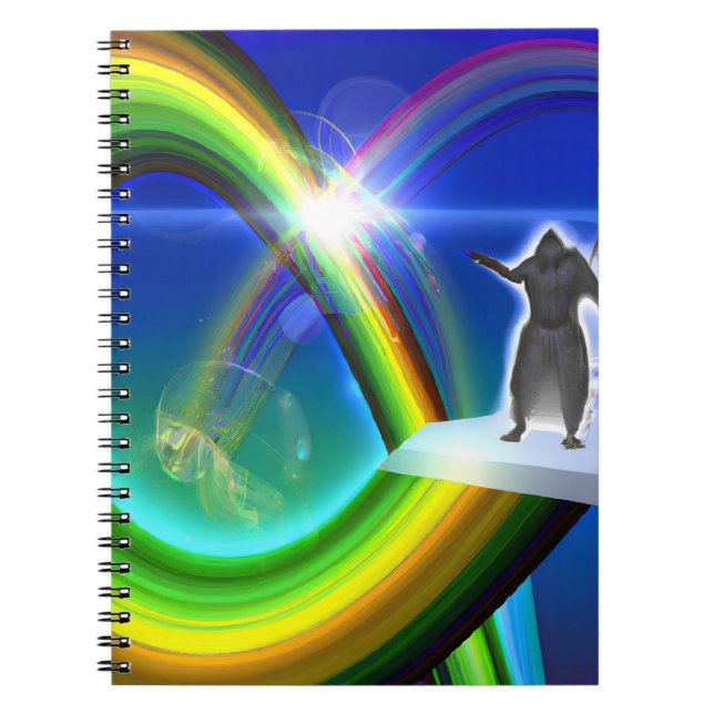 Cuaderno Figura de misterio en el Stargate interdimensional (Frente)