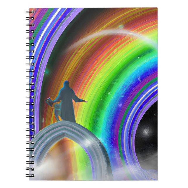Cuaderno Figura de misterio en el Stargate interdimensional (Frente)