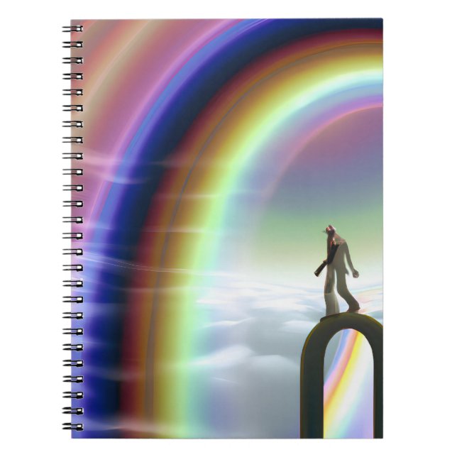 Cuaderno Figura de misterio en el Stargate interdimensional (Frente)