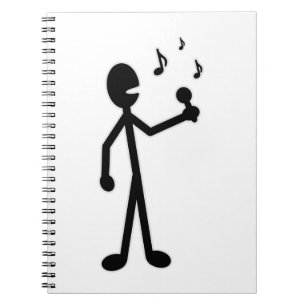 Cuaderno Figura de palo de canto
