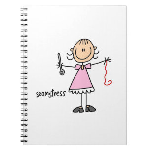Cuaderno Figura de palo de costurera