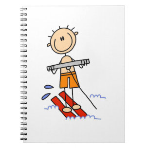 Cuaderno Figura de palo de esquí acuático