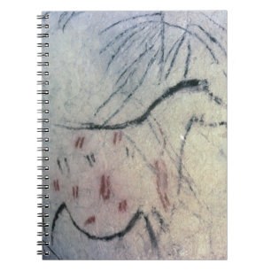 Cuaderno Figura de una yegua embarazada con la línea
