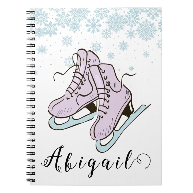 Cuaderno Figura Patinaje sobre hielo Patinaje sobre patines (Frente)