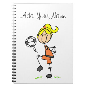 Cuaderno Figura rubia regalos del palillo del chica del