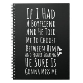 Cuaderno Figure Skating Gifts Female Women Girls For Her