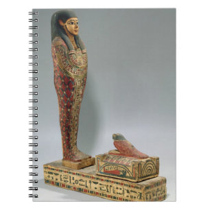 Cuaderno Figurilla de Osiris de Iahmes (madera pintada)