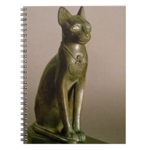 Cuaderno Figurilla de un gato que representa a la diosa