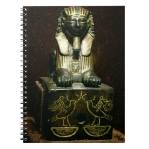 Cuaderno Figurilla de una esfinge de rey Tuthmosis III,
