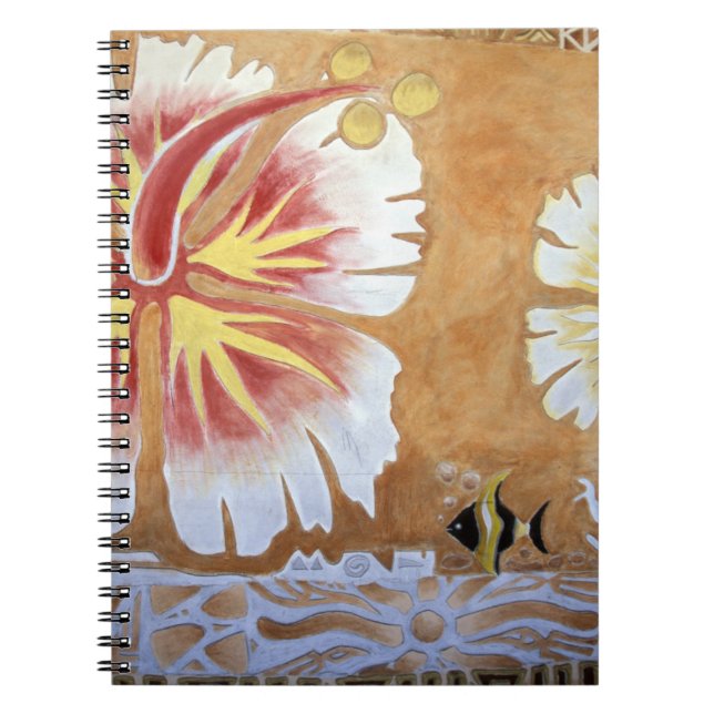 Cuaderno Fiji, arte mural. (Frente)