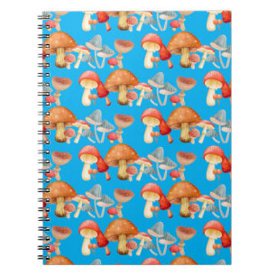Cuaderno Fila de la micología de hongos hongos de hongos de