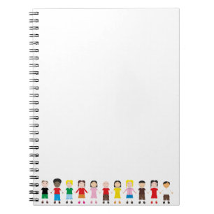 Cuaderno Fila de niños