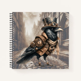 Cuaderno Fila de vapor en un bloc de notas en espiral de Lo