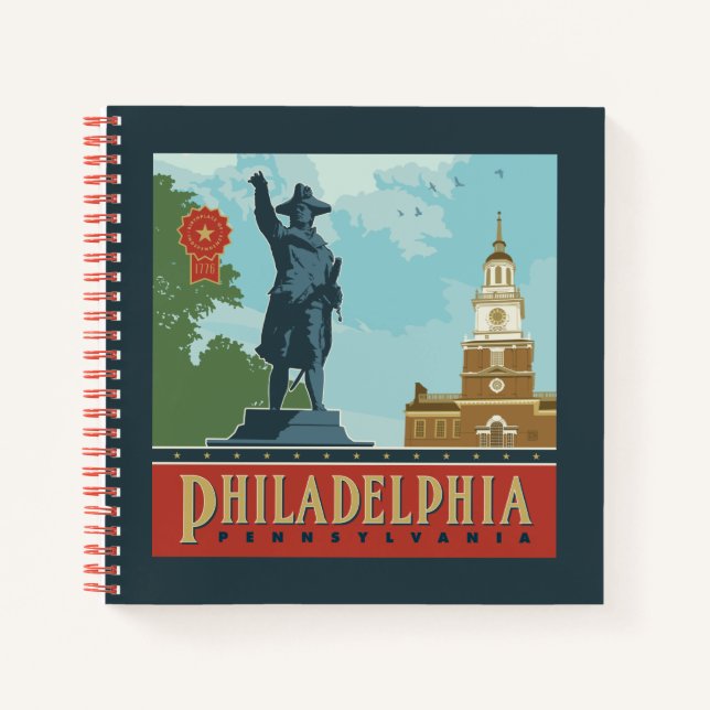 Cuaderno Filadelfia, PA | Salón de la Independencia (Anverso)