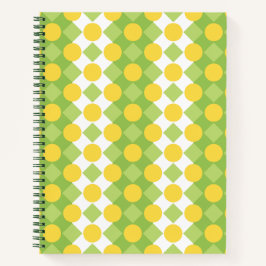 Cuaderno Filas alegres del patrón de formas