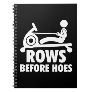 Cuaderno Filas antes de Hoes - Funny Rowing Machine Workout