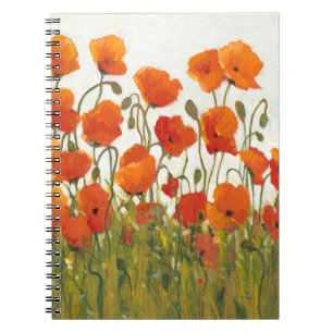 Cuaderno Filas de Poppies I