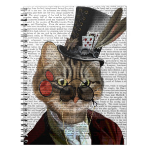 Cuaderno Fileas Feline Steampunk Cat & Top Hat 2