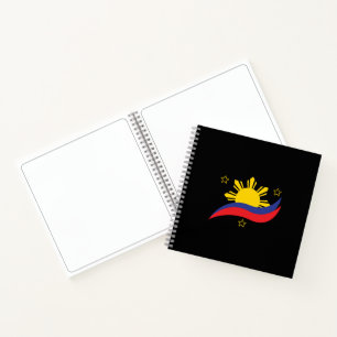 Cuaderno Filipinas Filipino Pinoy Bandera