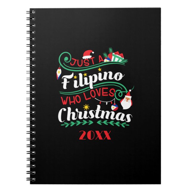 Cuaderno Filipinas - Filipino que ama la Navidad (Frente)