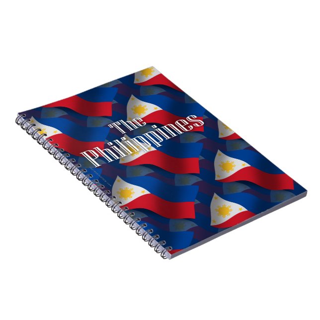 Cuaderno Filipinas que agitan la bandera (Lado Derecho)