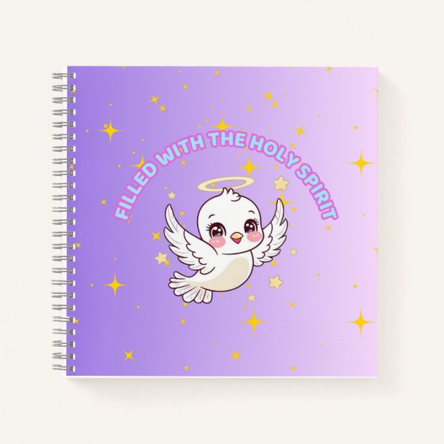 Cuaderno Filled with the holy spirit edition girls (Anverso)