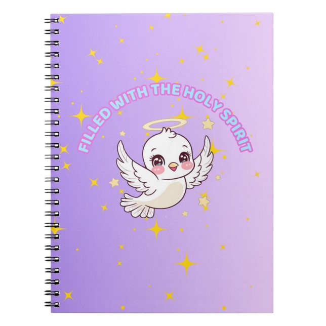 Cuaderno Filled with the holy spirit edition girls (Frente)