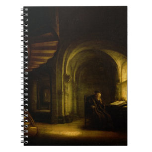Cuaderno Filósofo con un libro abierto, 1625-7 (aceite en