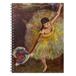 Cuaderno Fin de arabesco por Edgar Degas, Ballet Vintage