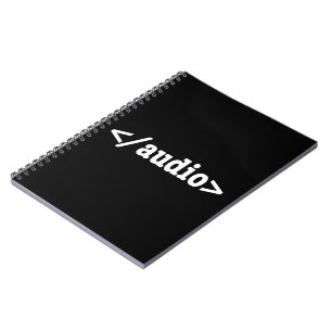 Cuaderno Finalizar código HTML5 de audio