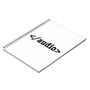 Cuaderno Finalizar código HTML5 de audio