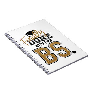 Cuaderno Finalmente Terminado Con Esta Tontería De Graduaci