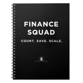 Cuaderno Finance Squad – Count. Save. Scale