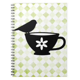 Cuaderno Finch on Teacup Silhouette