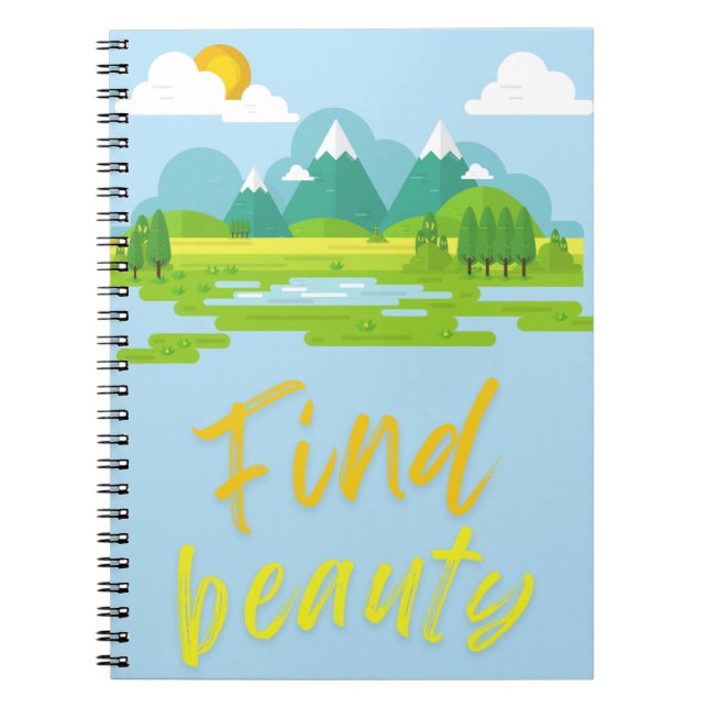 Cuaderno Find Beauty Notebook (Frente)
