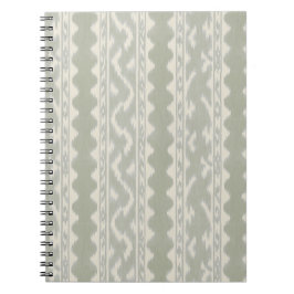 Cuaderno Fino Ikat de Savia Suave en Raya sobre Crema
