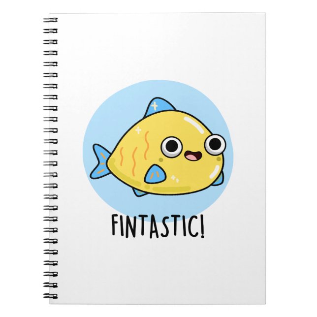Cuaderno Fintastic Funny Fish Pun (Frente)