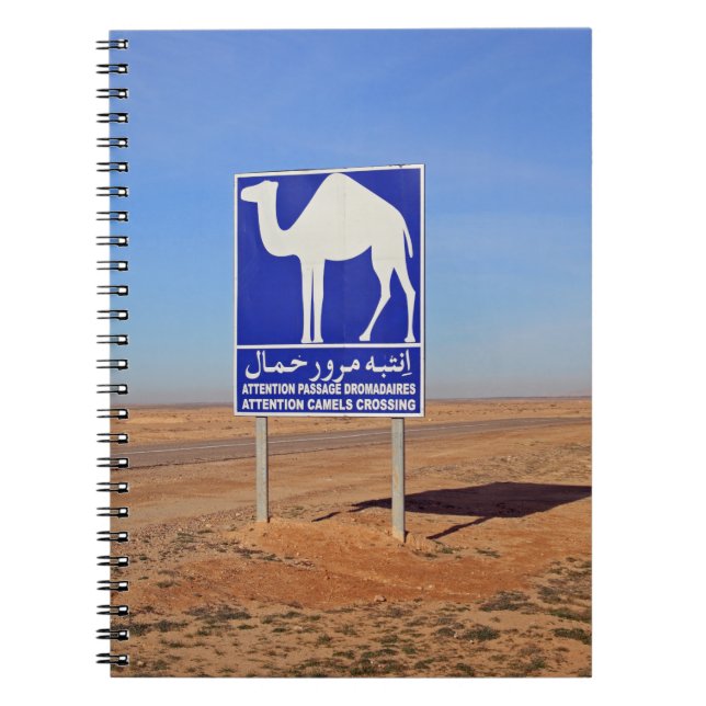 Cuaderno Firma de camellos, Túnez (Frente)