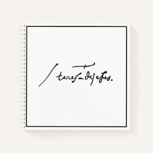 Cuaderno Firma de Santa Teresa de Avila Heilige Theresa