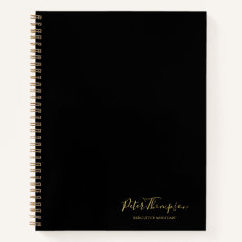 Cuaderno Firma elegante de guión comercial