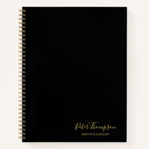 Cuaderno Firma elegante de guión comercial