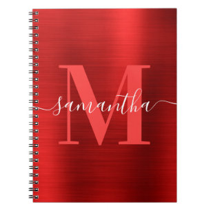 Cuaderno Firma Monograma Relieve metalizado del rompecabeza