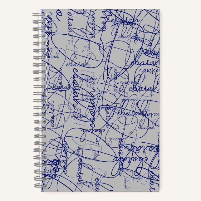 Cuaderno Firmas de patrones de caligrafía (Anverso)