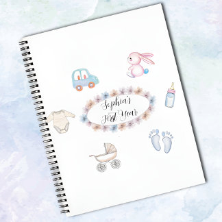 Cuaderno First Year Baby  – A Sweet Notebook for Mom