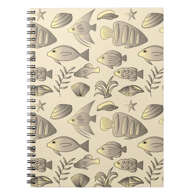 Cuaderno Fischmuster gelb (Frente)