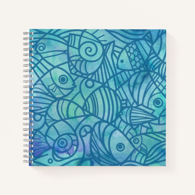 Cuaderno Fish Blues (Anverso)