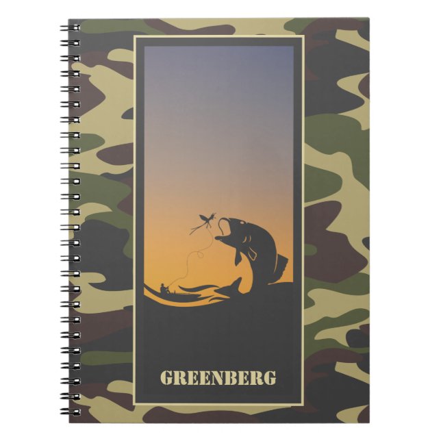 Cuaderno Fishing and Camo spiral (Frente)